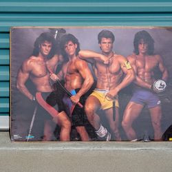 1988 Perfect Male Poster, Postmodern 80s