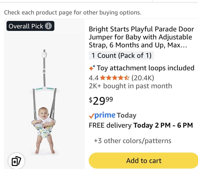 Bright Starts Door Jumper