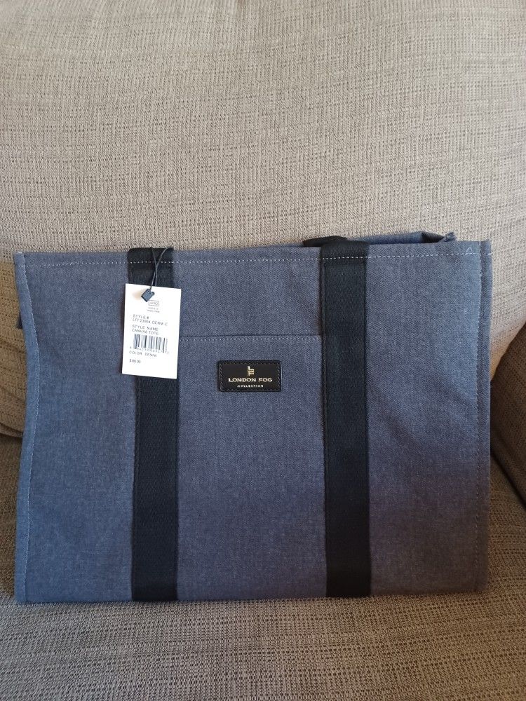 London Fog Canvas Tote Bag