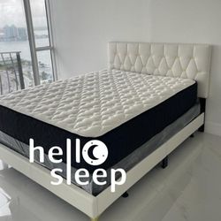 Cama y Colchón Queen Size 🌠 Bed Frame and Mattress 