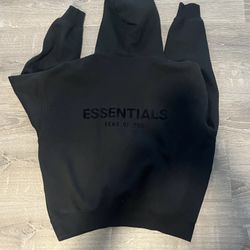 Essentials Black Hoodie