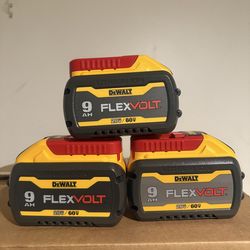 DEWALT FLEXVOLT 20V/60V MAX Lithium-Ion 9.0Ah Battery