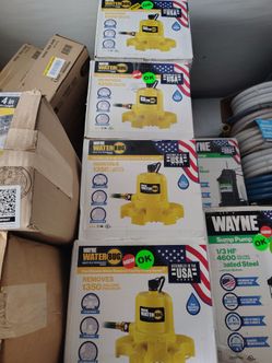 Water pump submersible and non submersible *new $60 *used $40