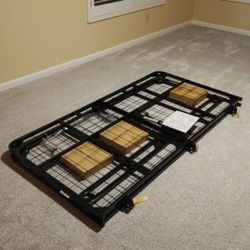 King Size Adjustable Metal Bed Frame - New