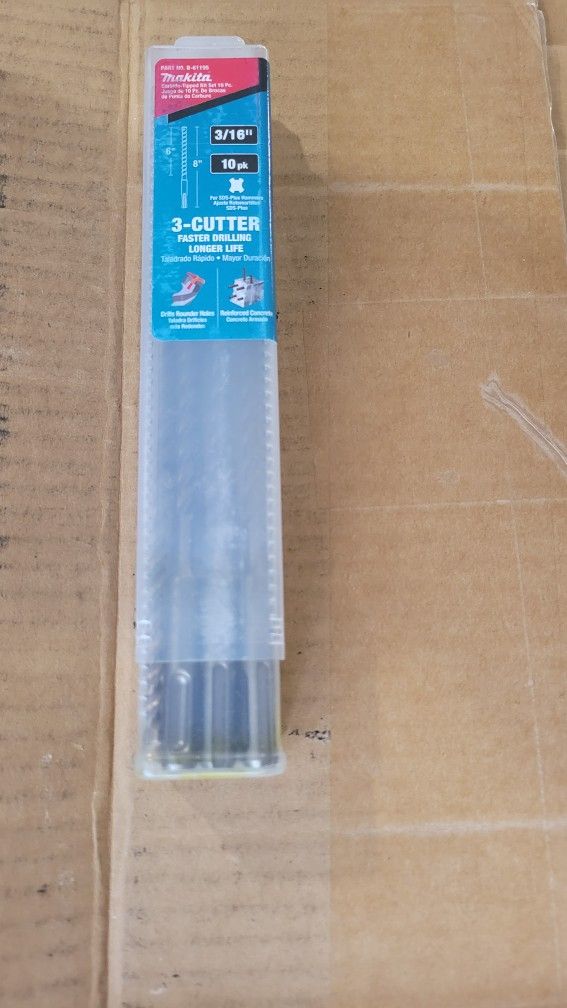 Makita 3/16" SDS Drill Bits
