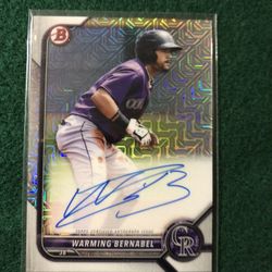 Warming Bernabel Rookie Card Auto