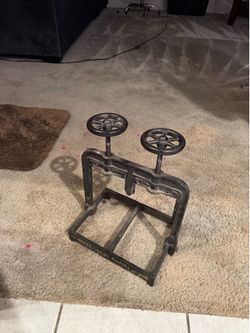 Antique book press