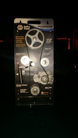 Timing belt display