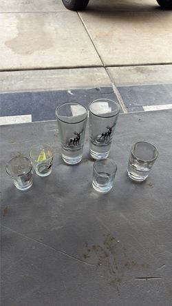 Glass shot glasses