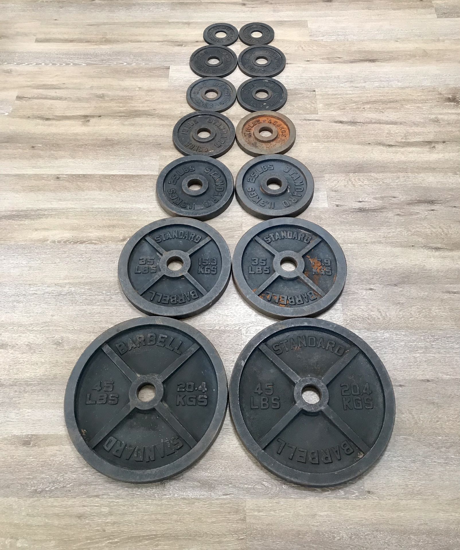 Olympic Weight Set And Bars 