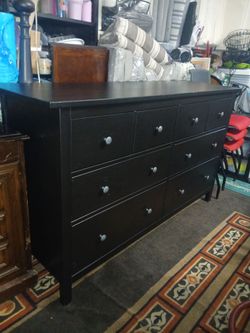 Black dresser