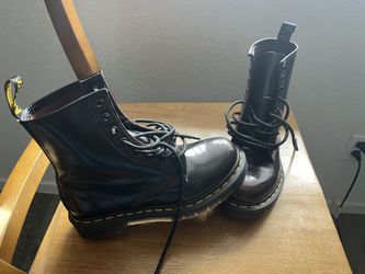 Doc Marten Maroon Boots