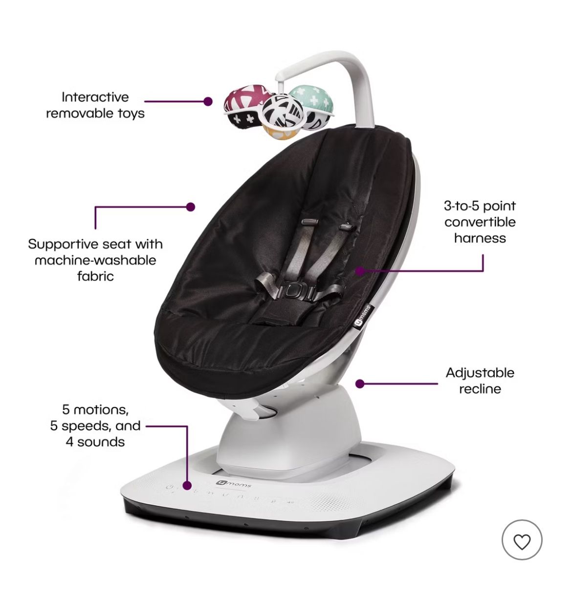 4moms mamaRoo Baby Swing