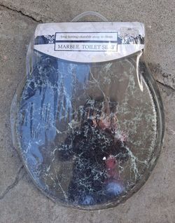 Marble toilet seat new