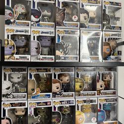 Funko pops marvel, Pokémon, one piece, avatar