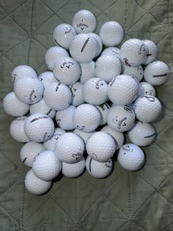 50 Callaway Supersoft Whites Golf Balls 