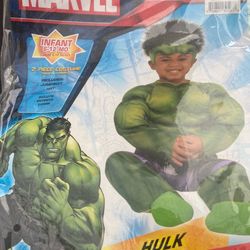 Hulk baby costume