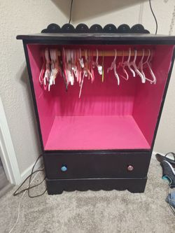 Girl's wooden armoir