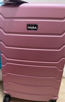 InUSA Hard Shell Rolling Luggage Suitcase