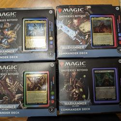MTG Warhammer Commander Decks for Sale in Casselberry, FL - OfferUp
