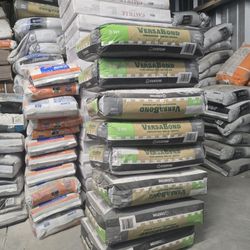 Thinset, Tiles (Porcelain) , Grout, Sandmix, Baseboards, Schutler ...