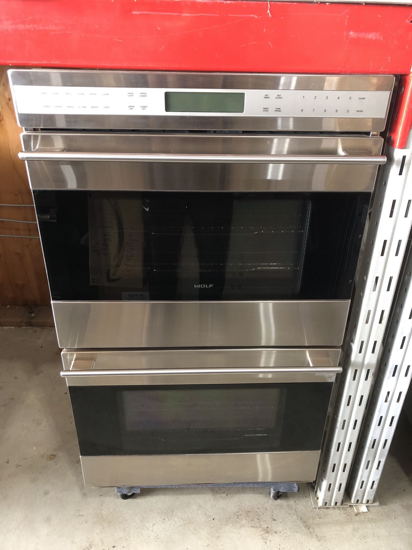 Wolf 30” Stainless Steel Double Wall Oven