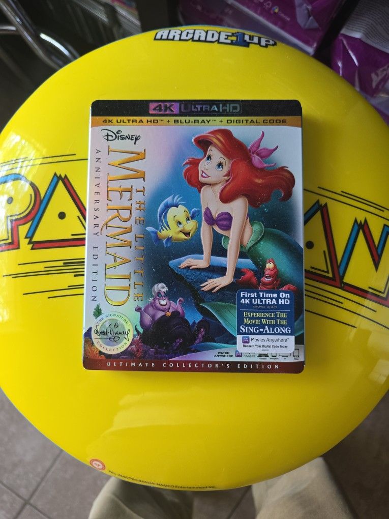 The Little Mermaid 4K and Blu Ray