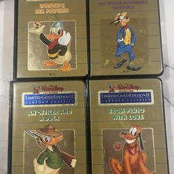Limited Gold Edition II Cartoon Classics VHS 