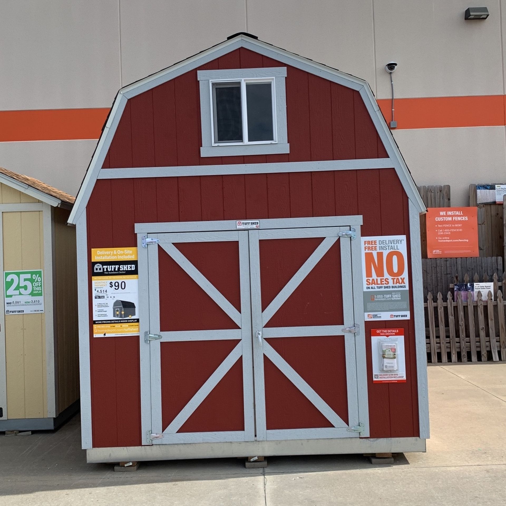 Tuff Shed 10x16 Tb700 Barn Built On Site