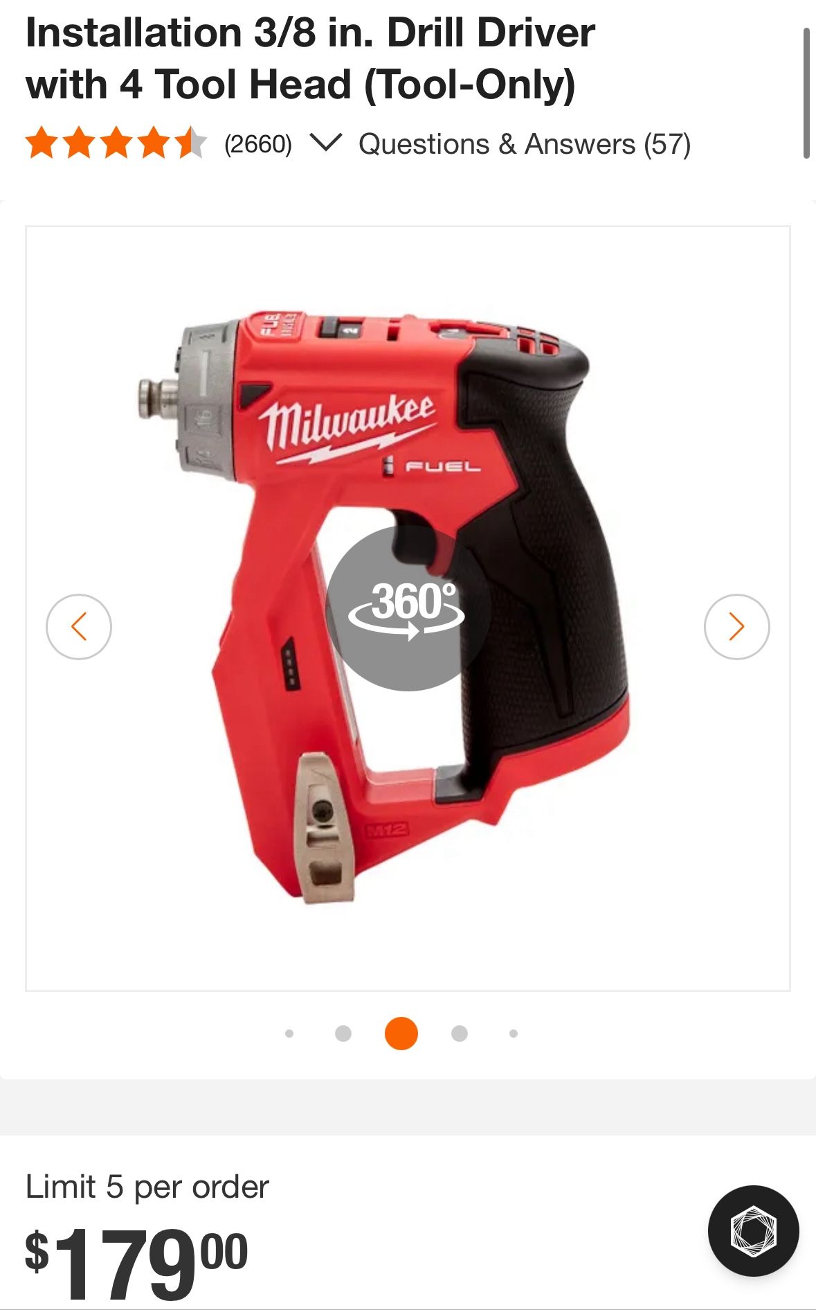 Milwaukee Drill M12 Compact Makita Dewalt Senco 