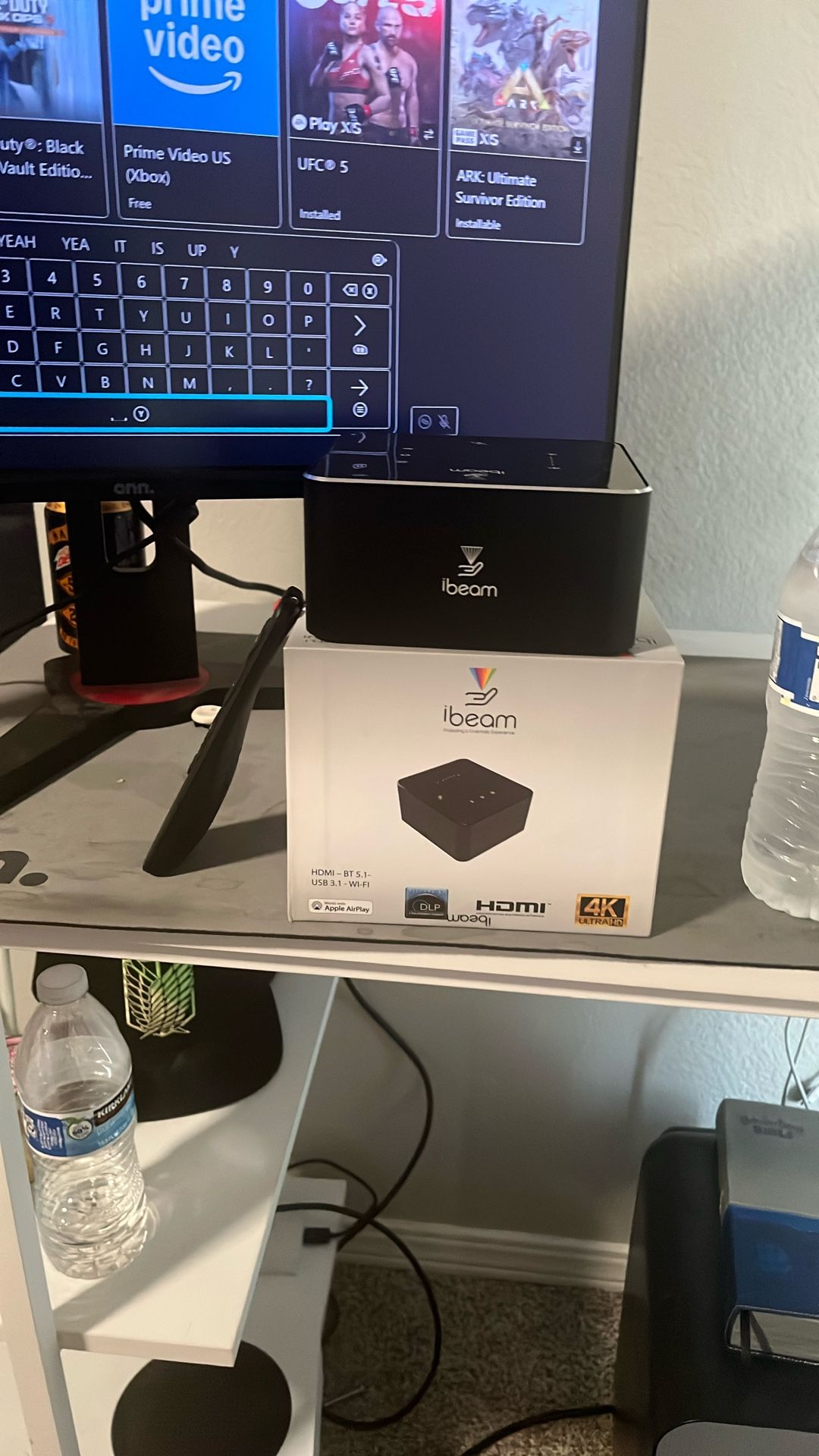 Black 4k Ibeam Projector