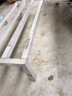 Aluminum dunage rack 48x20x12