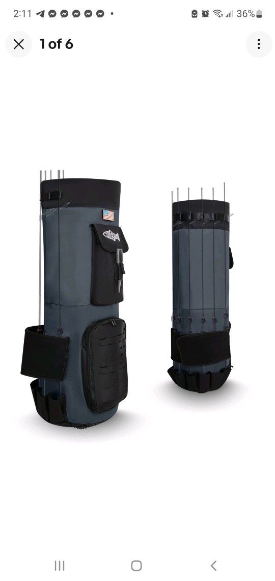 BRAND NEW..Riverruns Dual-purpose Fishing Rod Bag, fishing pole bag, Foldable 108L