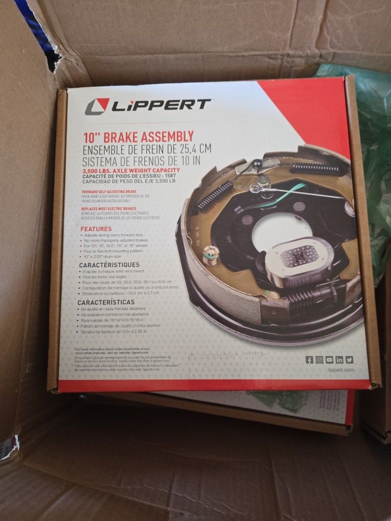 Full Set Of RV Trailer Breaks Brand New!