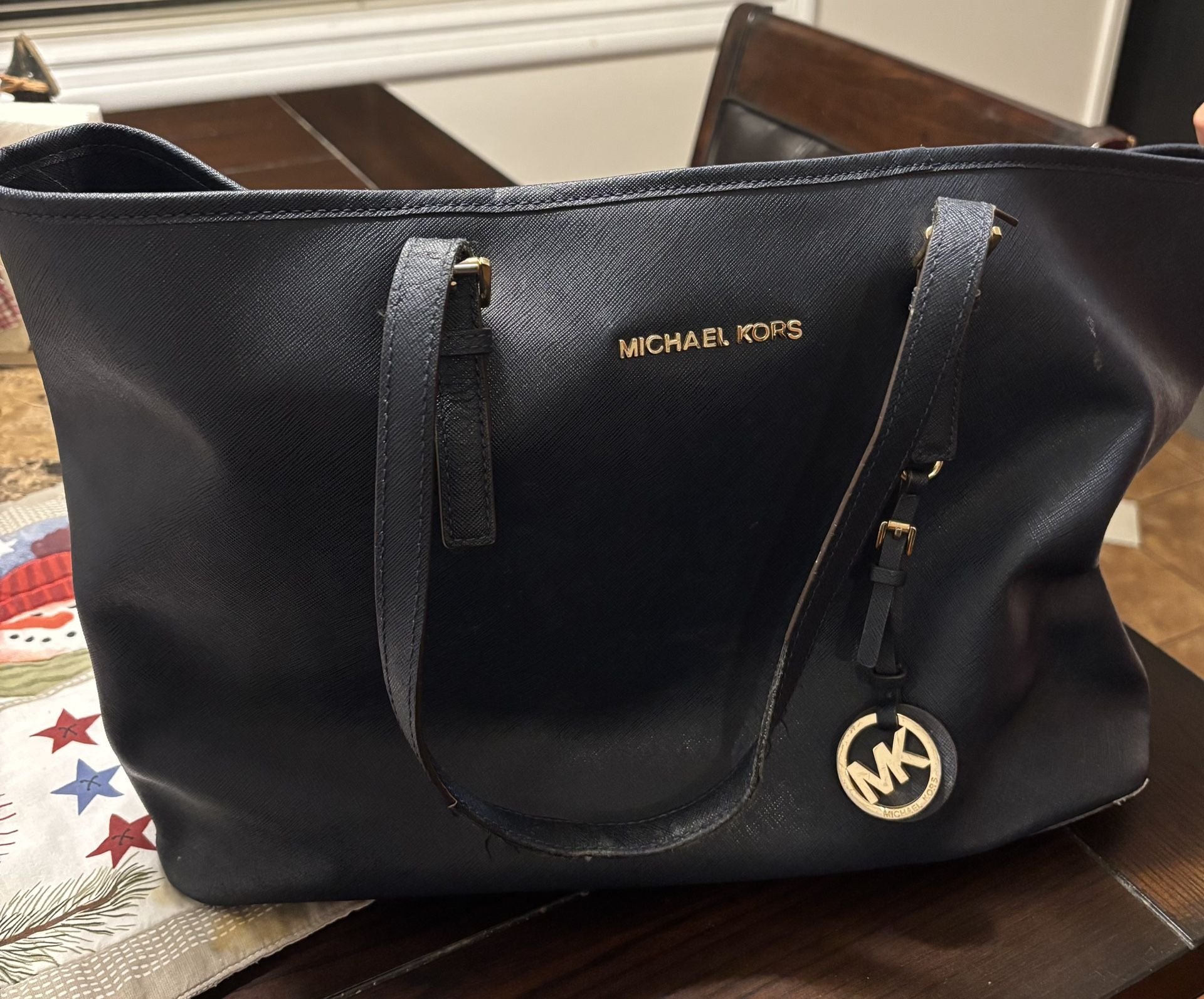 Michael Kors Navy Blue Bag