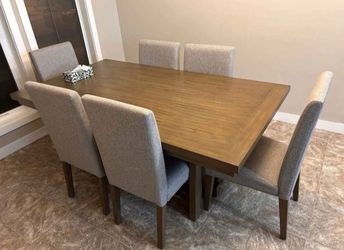Dining table and chairs
