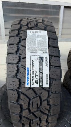 295/70R18 TOYO LT-TIRE FOR SALE WITH FREE INSTALLATION.