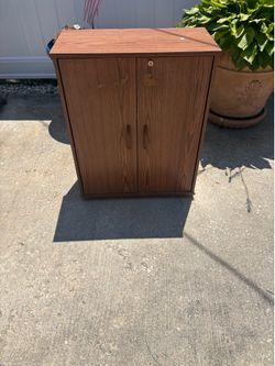Wooden Storage Cabinet