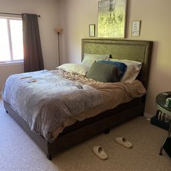 King Size Upholstered Bed Frame