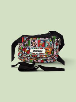 Disney Parks Mickey & Friends canvas convertible belt bag f