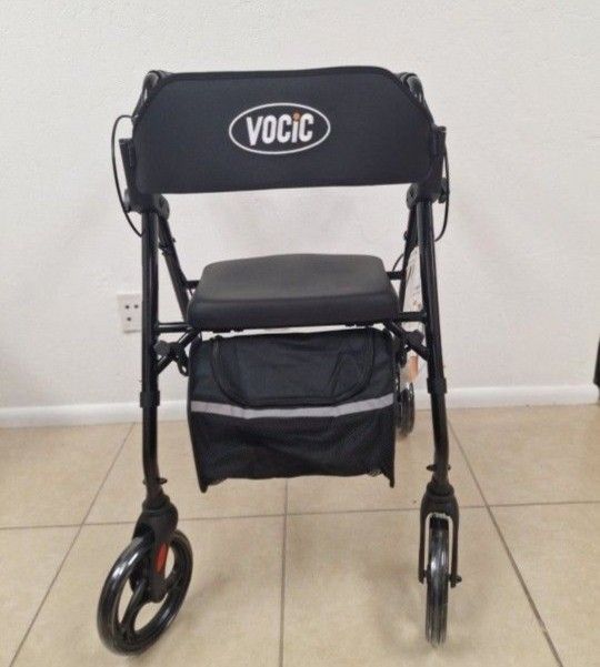 Rollator Walker with Seat Supports 350lb