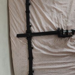 Dual Computer Stand With Desk Clamp