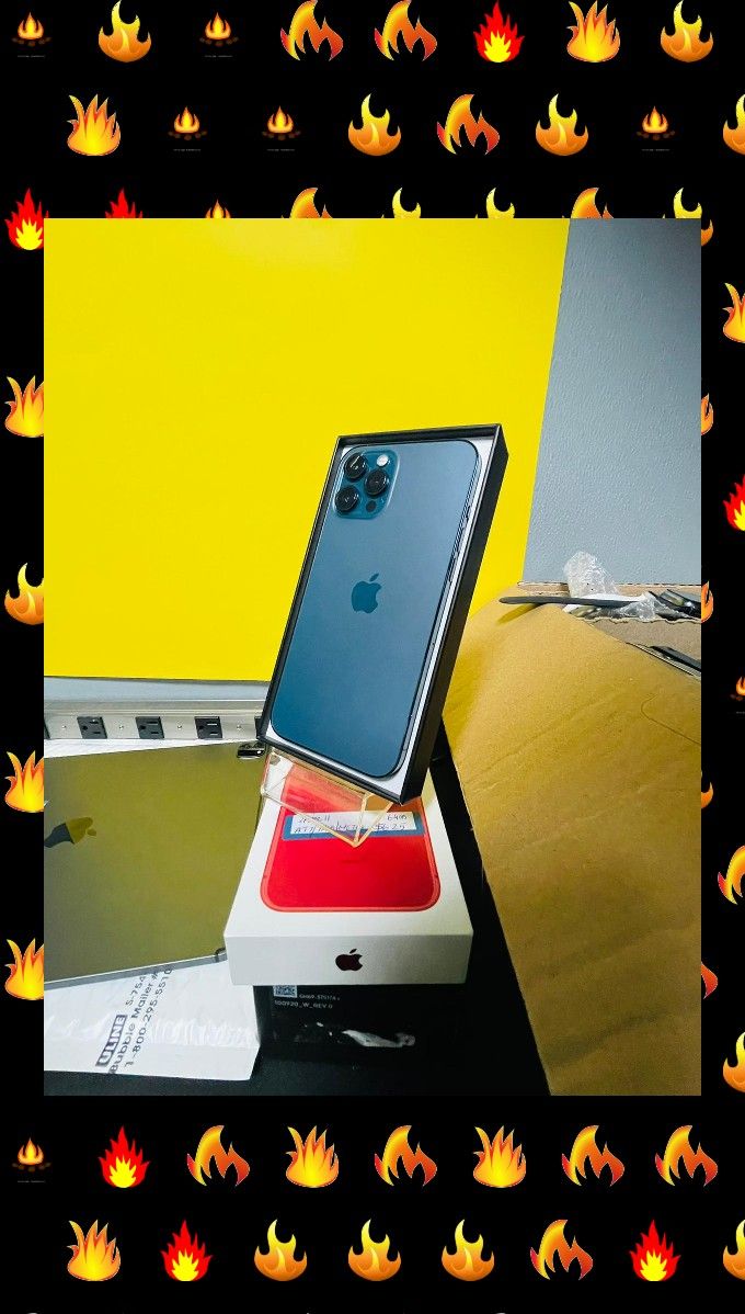 New iPhone 12 Pro Max in Box Finance for 13 Down, No Credit needed