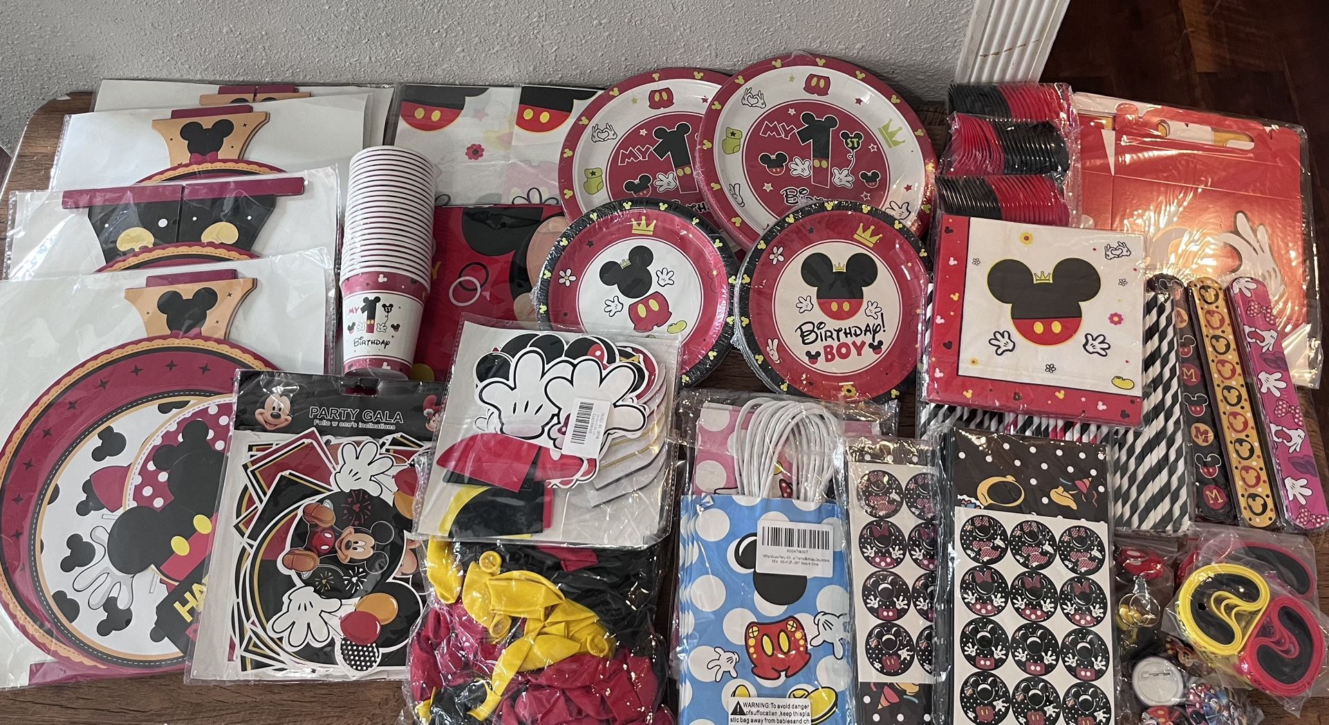 Mickey Mouse 1st Birthday Bundle