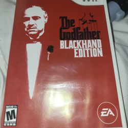 Wii The Godfather Blackhand Edition game