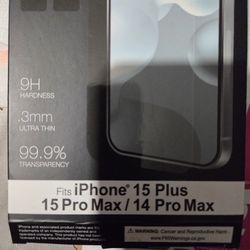 IPhone 15+/ 15 PRO MAX/ 14 PRO MAX Screen Protector