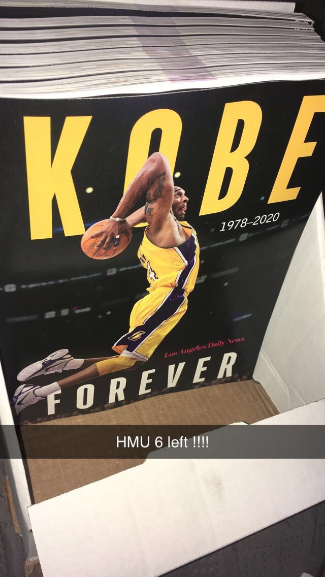 Kobe forever 1978-2020 Los Angeles daily news magazine