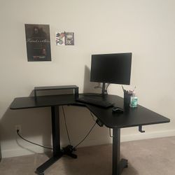 L-shape Electric Ergonomic Sit-stand Desk