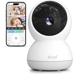 3K HD Indoor Security Camera – 360° Pan & Tilt