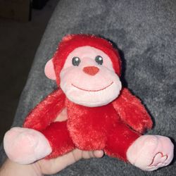 Valentines 6 inch gorilla plush stuffed animal